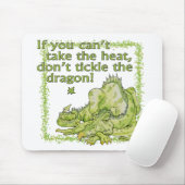 Tapis De Souris Le feu de dragon (Avec souris)