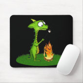 Tapis De Souris Le feu de dragon (Avec souris)