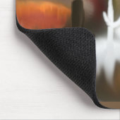 Tapis De Souris Le feu et glace abstraits du sud-ouest (Coin)