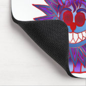 Tapis De Souris Le feu fou de chat de Cheshire (Coin)