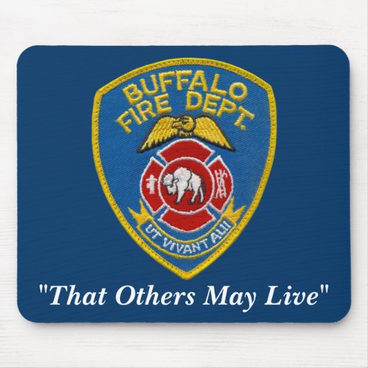Tapis De Souris Le feu Mousepad de Buffalo (Devant)