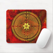 Tapis De Souris Le feu Mousepad de labyrinthe de Chartres (Avec souris)