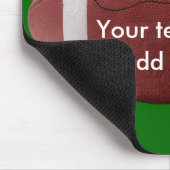 Tapis De Souris Le football fait sur commande Mousepad (Coin)