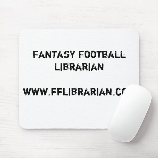 Tapis De Souris Le football Librarianwww.fflibrarian.com (Avec souris)