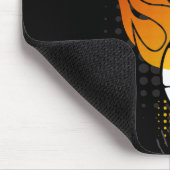 Tapis De Souris Le football Mousepad de boule de feu (Coin)