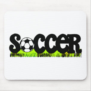 Tapis De Souris Le football (sur l'herbe)