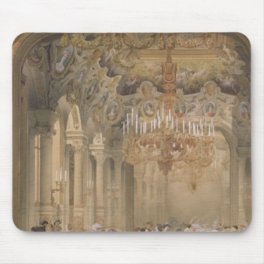 Tapis De Souris Le foyer de l'opéra pendant l'intervalle (Devant)