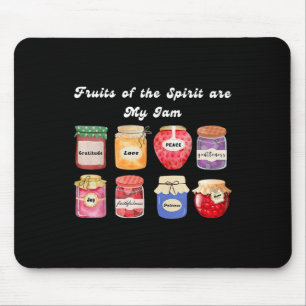 Tapis De Souris Le Fruit Chrétien De L'Esprit Est Mon Jam Bible Re