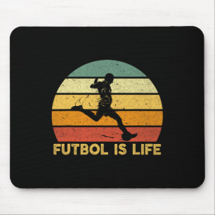 Tapis De Souris Le Futbol Est La Vie Costume De Joueur De Football