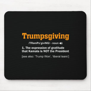 Tapis De Souris Le gagnant de Trump Thanksgiving, Funny Turkey Day