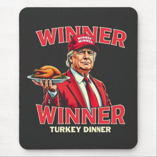 Tapis De Souris Le gagnant du dîner turc Trump Thanksgiving