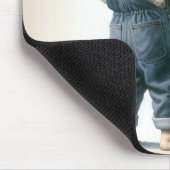 Tapis De Souris Le garçon et son grand chien (Coin)