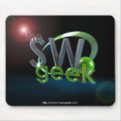 Tapis De Souris Le geek Mousepad de SolidWorks (Devant)
