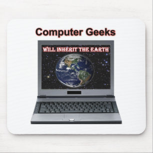 Tapis De Souris le geeks d'ordinateur héritera de la terre