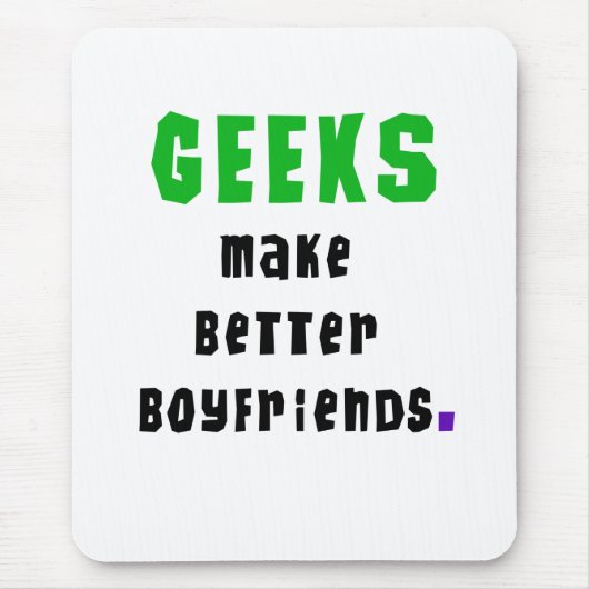 Tapis De Souris Le geeks fait de meilleurs amis (Devant)