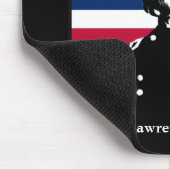 Tapis De Souris Le Général Chamberlain et le drapeau américain (Coin)