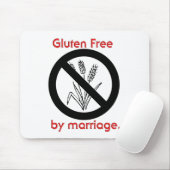 Tapis De Souris Le gluten libèrent par mariage (Avec souris)