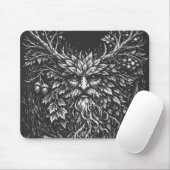 Tapis De Souris Le Green Man par BurnsInHell (Avec souris)
