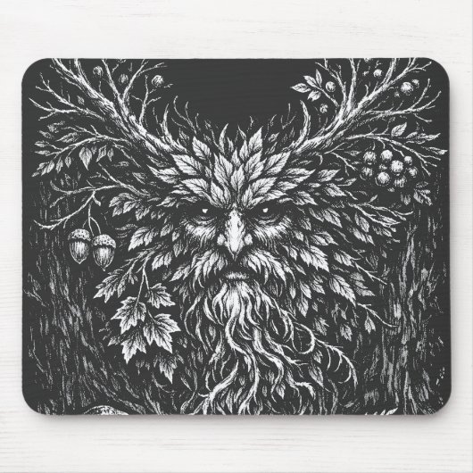 Tapis De Souris Le Green Man par BurnsInHell (Devant)