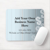 Tapis De Souris Le gris ombrage la conception financière de (Avec souris)