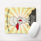 Tapis De Souris Le héros de quelqu'un (Avec souris)