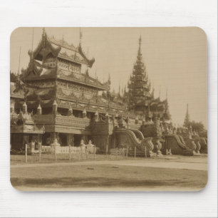 Tapis De Souris Le Hman Kyaung ou le monastère en verre, Birmanie