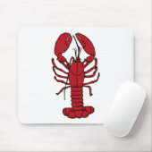 Tapis De Souris le homard est rouge (Avec souris)