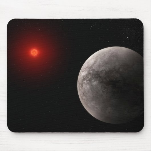 Tapis De Souris Le Hot Rocky Exoplanet Trappist-1 B. (Devant)