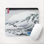TAPIS DE SOURIS LE JAPON DANS LA NEIGE MOUSEPAD (Avec souris)