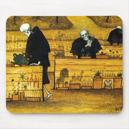 Tapis De Souris Le jardin de la mort par Hugo Simberg 1896 (Devant)