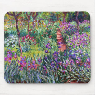 Tapis De Souris Le jardin d'Iris à Giverny, Claude Monet