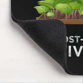 Tapis De Souris Le jardinage est une compétence de survie post-apo (Coin)