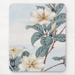Tapis De Souris Le jasmin fleurit (l'art japonais vintage)