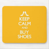 Tapis De Souris Le jaune maintiennent calme et achètent des (Devant)