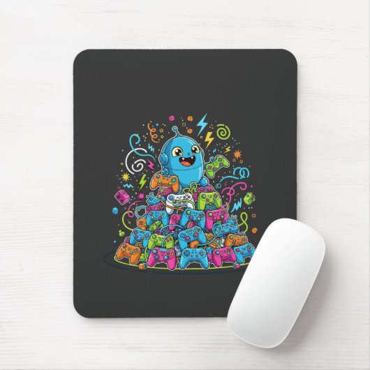 Tapis De Souris Le jeu drôle ne finit jamais  (Avec souris)