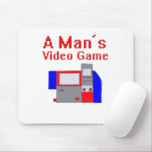 Tapis De Souris Le jeu vidéo de l'homme (Avec souris)