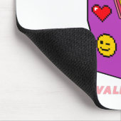 Tapis De Souris Le jeu vidéo est mon Valentin (Coin)