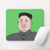 Tapis De Souris Le Jong-ONU riant de Kim (Avec souris)