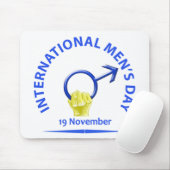Tapis De Souris Le jour d'hommes Mousepad (Avec souris)