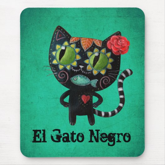 Tapis De Souris Le jour du chat noir mort (Devant)