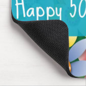 Tapis De Souris Le joyeux cinquantième anniversaire Mousepad de la (Coin)