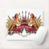 Tapis De Souris Le kitsch Bitsch : Pin- jumeau de tatouage (Avec souris)