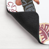 Tapis De Souris Le kitsch Bitsch : Vers le haut d'un arbre de Tiki (Coin)