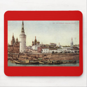 Tapis De Souris Le Kremlin, Moscou, Russie 1915 Vintage