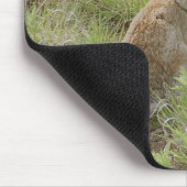 Tapis De Souris Le lapin regarde au-dessus de l'épaule (Coin)