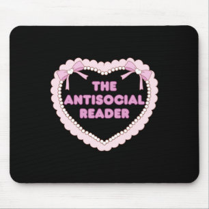 Tapis De Souris Le Lecteur Asocial Livre Mignon Stic Esthétique