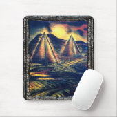 Tapis De Souris Le lieu de repos, pyramides (Avec souris)
