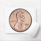Tapis De Souris Le Lincoln Memorial 2005 1 argent de pièce de (Avec souris)