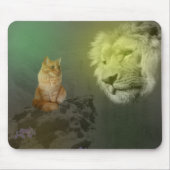 Tapis De Souris Le Lion Et Le Chat, Mousepad (Devant)