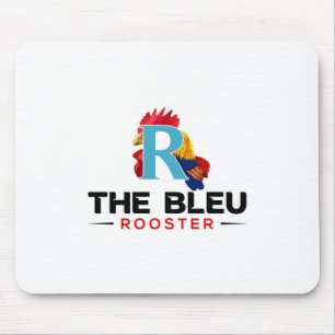 Tapis De Souris Le logo Bleu Rooster-01
